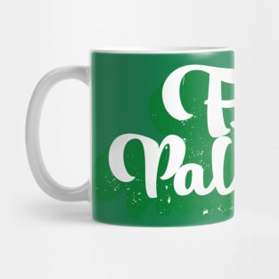 Free Palestine - 3D Text Mug